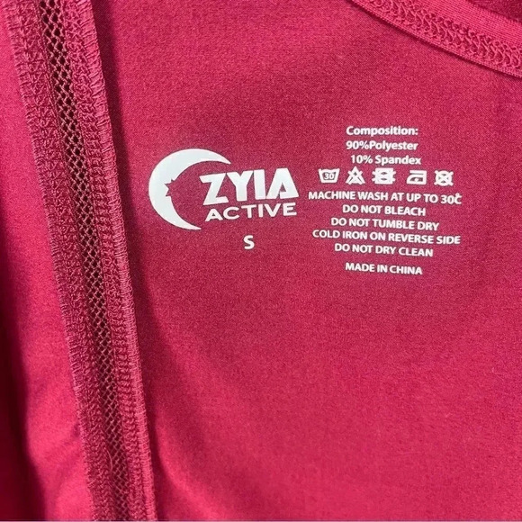 Zyia | Women's | Yoga | Red | Effortless Tank | Long | Size Small | EUC - Picture 4 of 5